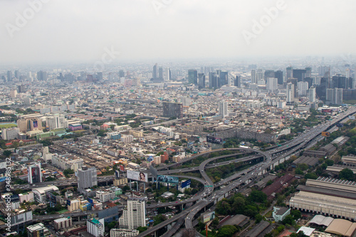 aerial view of bangkok city © Evgeniy Bezborodov