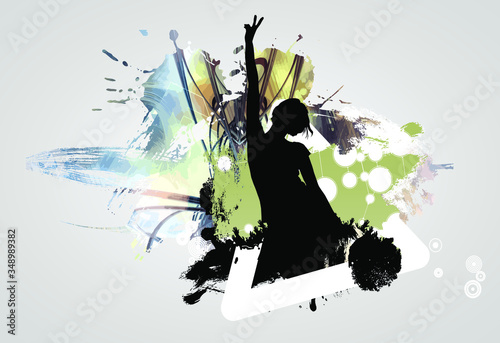 Big music event. Background ready for poster or banner