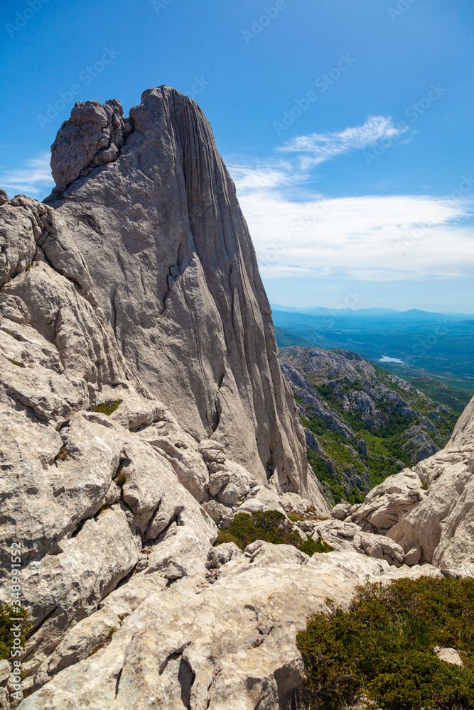 Tulove grede rocks on the Velebit Mountain, Croatia