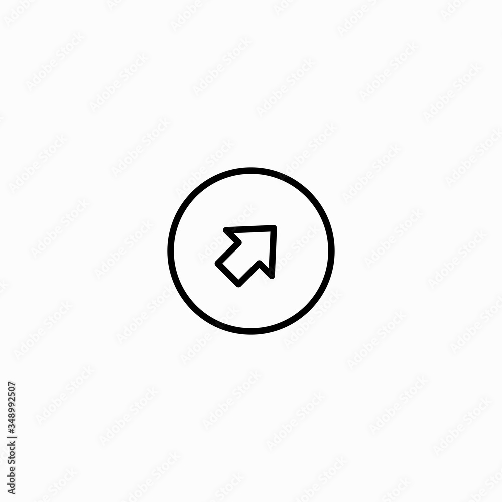arrow icon flat vector logo design trendy