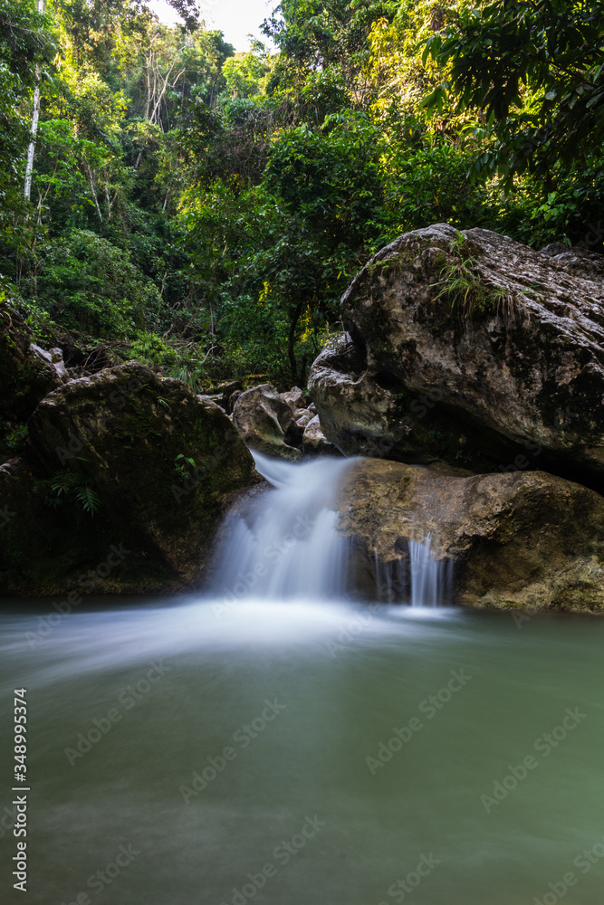 Fototapeta premium Cascada en la selva