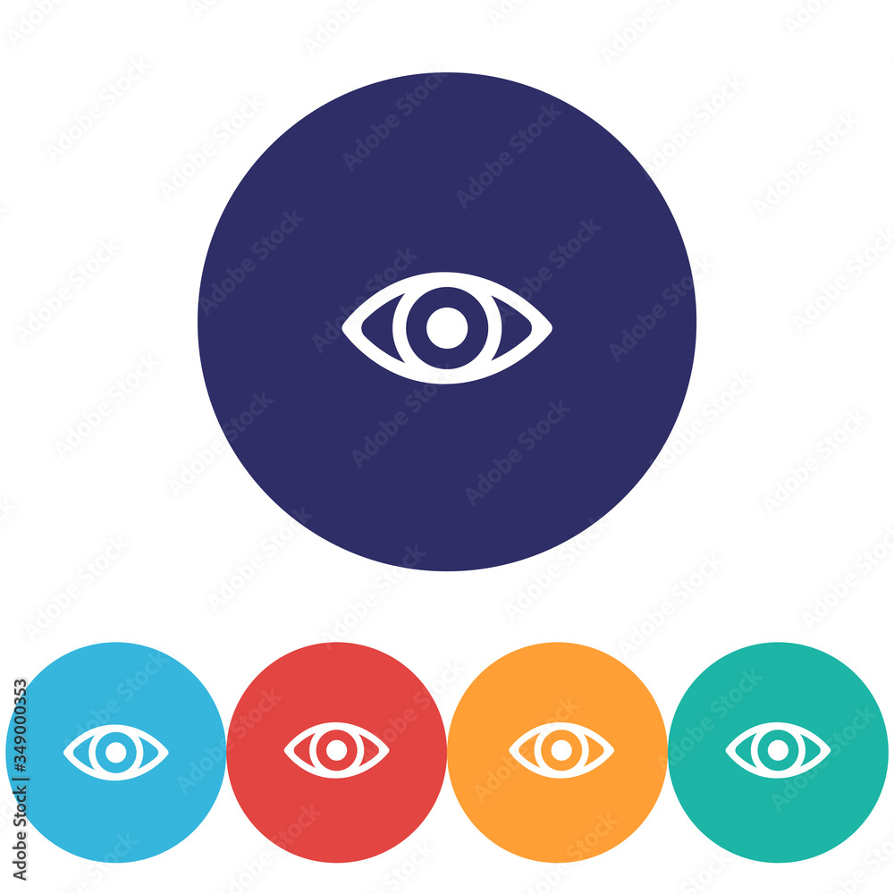 Eye vector icon , lorem ipsum Flat design Eye vector icon , lorem ipsum Flat design