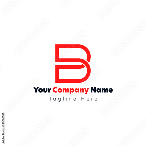 Letter B logo, Vector Art minimalist, flat, Concepts, Abstract, Company logos, Multi colors, Brilliant concept for business startups, Variations of B, Letter B Explorations, Lineart Vectors