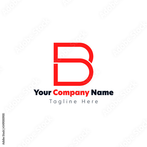 Letter B logo, Vector Art minimalist, flat, Concepts, Abstract, Company logos, Multi colors, Brilliant concept for business startups, Variations of B, Letter B Explorations, Lineart Vectors