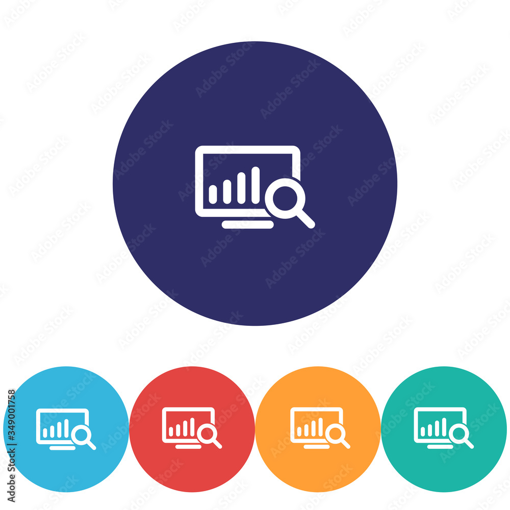 Chart vector icon , lorem ipsum Flat design Chart vector icon , lorem ipsum Flat design