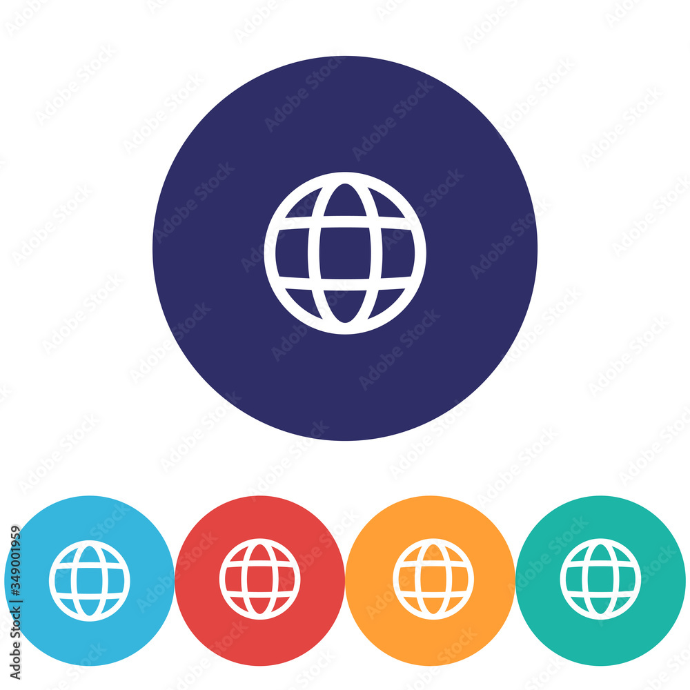 Planet vector icon , lorem ipsum Flat design Planet vector icon , lorem ipsum Flat design