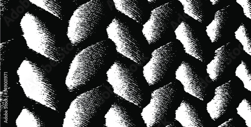 Rough black and white texture vector. Distressed overlay texture. Grunge background. Abstract textured effect. Vector Illustration. Black isolated on white background. EPS10.
