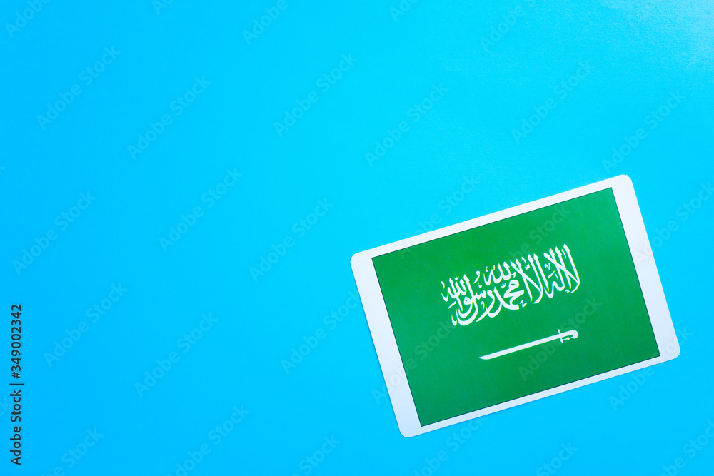 サウジアラビア国旗 foto de Stock Adobe Stock