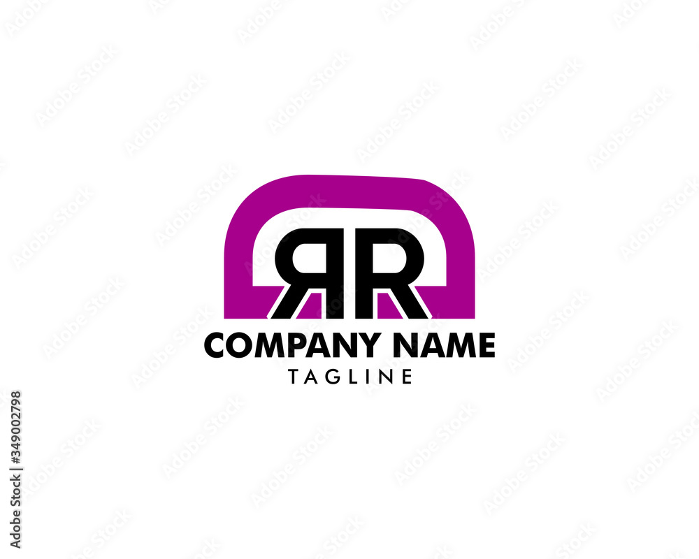 Initial Letter RRD Design Logo