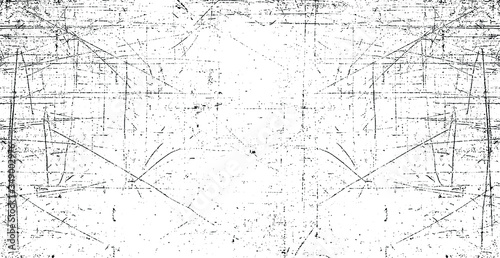 Scratched Grunge Urban Background Texture Vector. Dust Overlay Distress Grainy Grungy Effect. Distressed Backdrop Vector Illustration. Isolated Black on White Background. EPS 10.