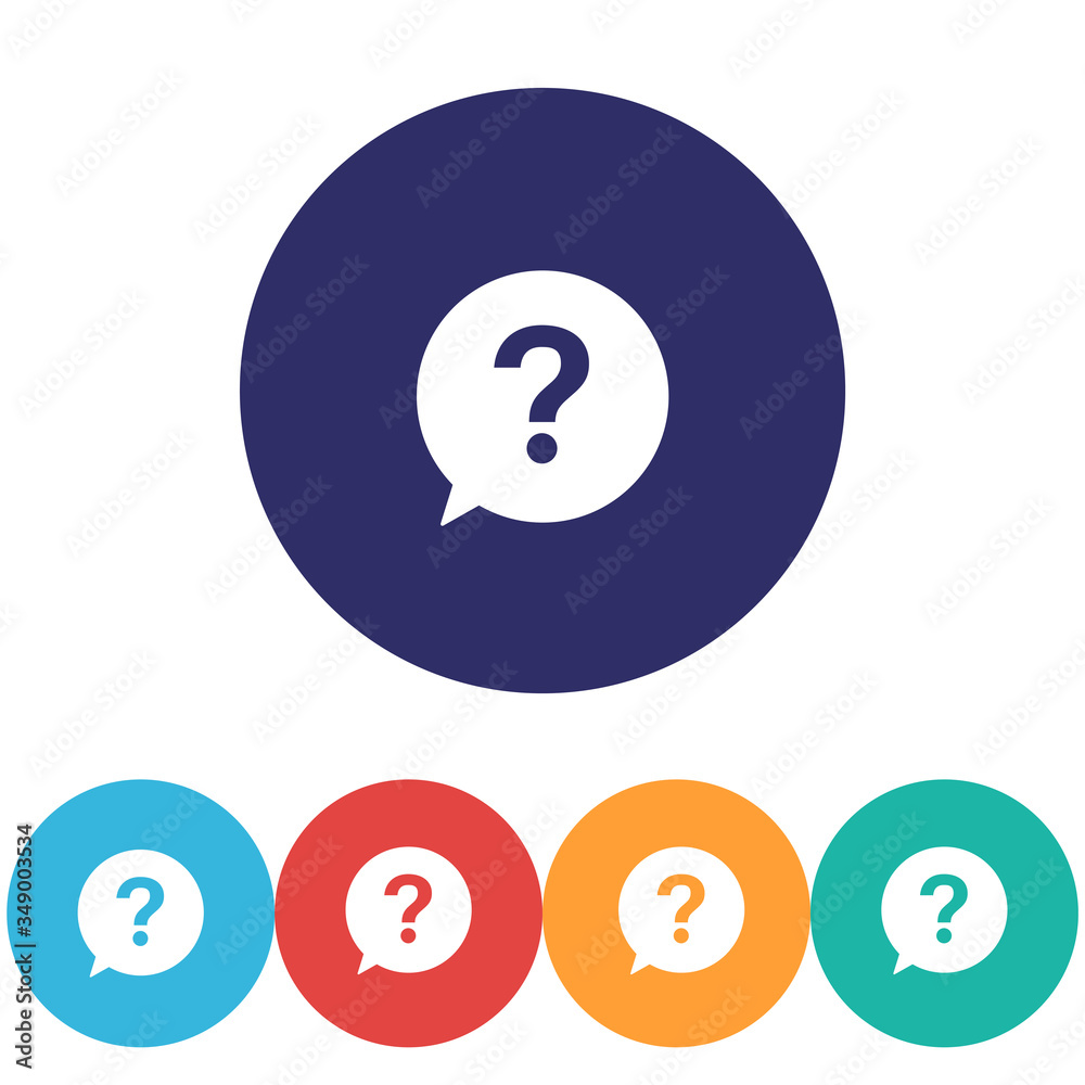 Question vector icon , lorem ipsum Flat design Question vector icon , lorem ipsum Flat design