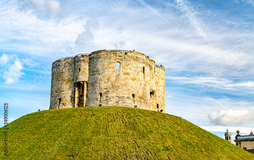 Clifford Tower in York, England