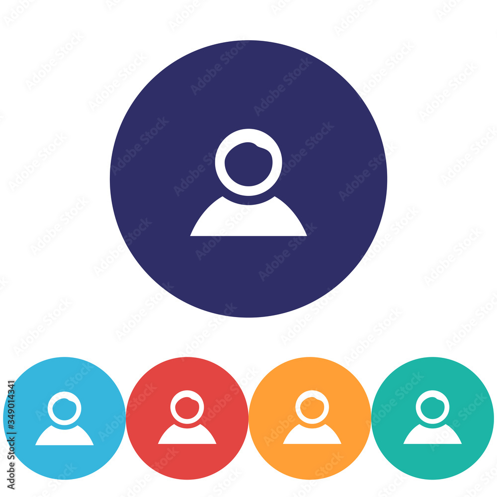 Human vector icon , lorem ipsum Flat design Human vector icon , lorem ipsum Flat design