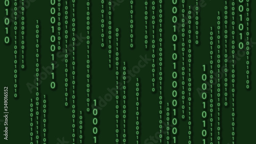 Binary coding. Abstract matrix background and programming concepts