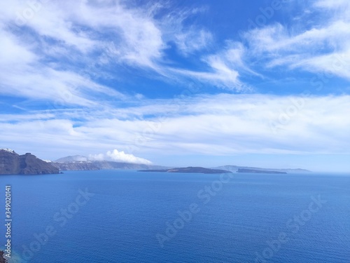 clouds over the sea