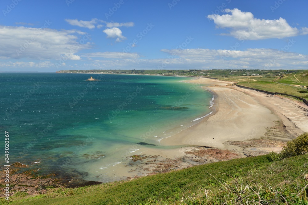 St Ouens Bay, Jersey, U.K. Beautiful natural bay in the Summer.