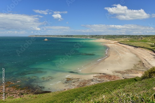 St Ouens Bay  Jersey  U.K. Beautiful natural bay in the Summer.