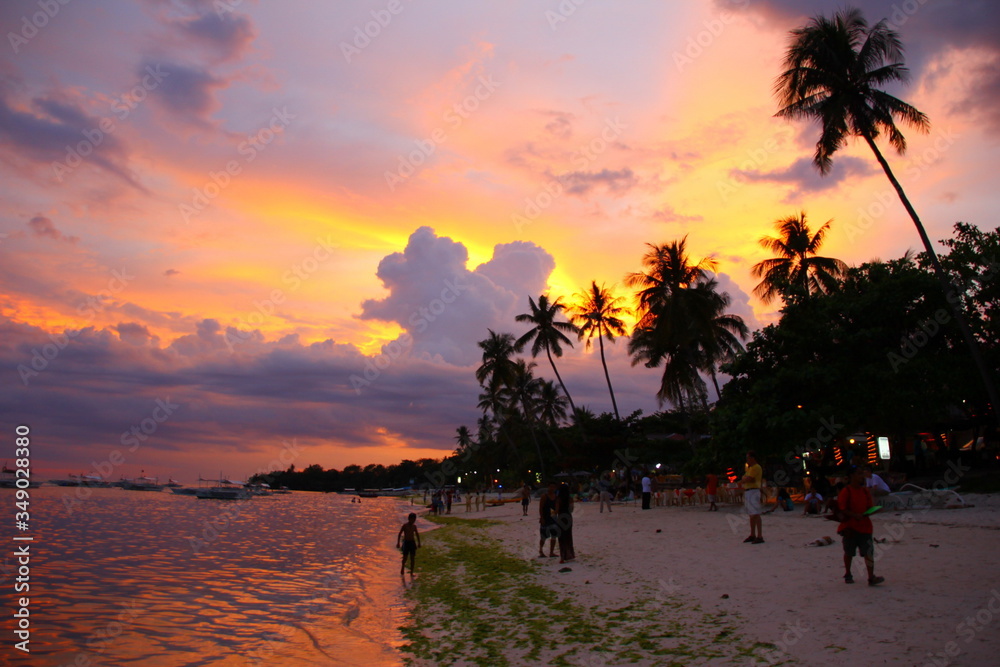 Obraz premium Alona Beach Sunset