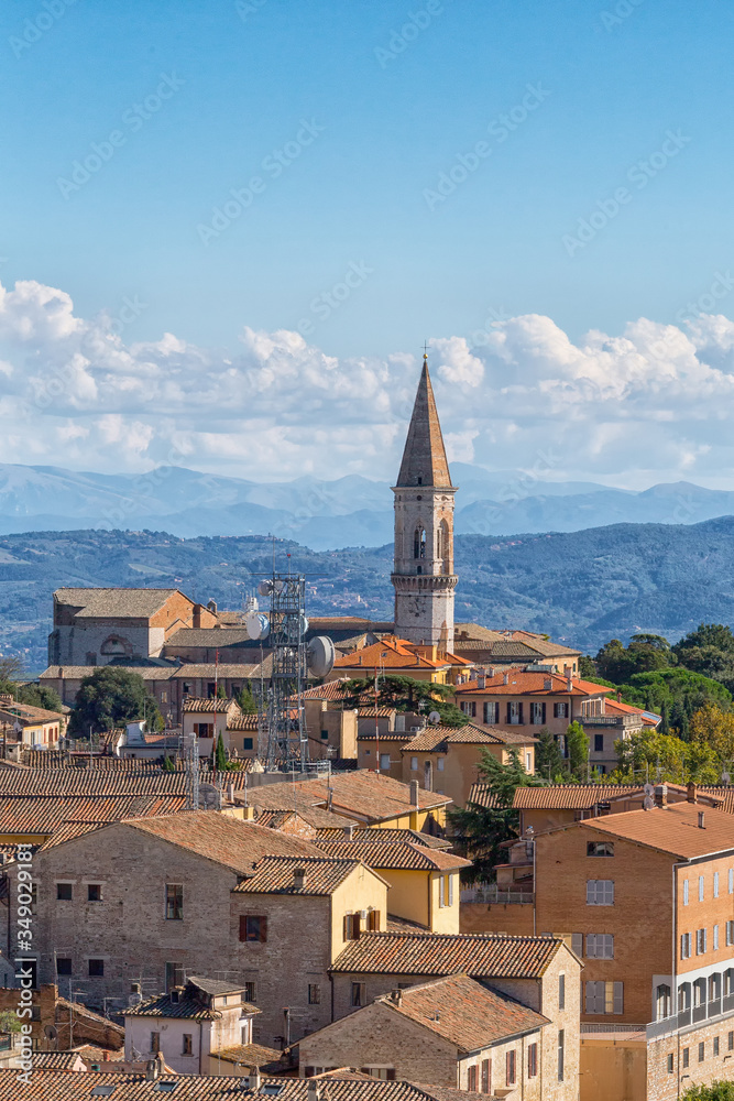 Perugia, Blick auf San Pietro