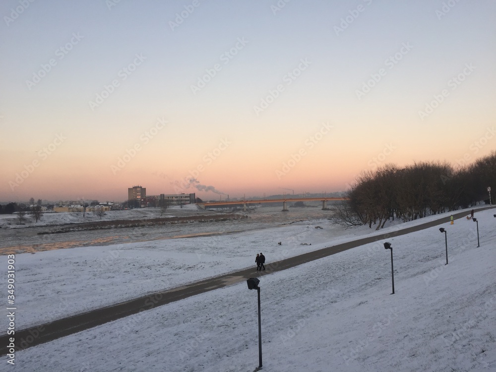 Ausserhalb von Kaunas in Litauen im Winter 2015 Ausserhalb von Kaunas in Litauen im Winter 2015