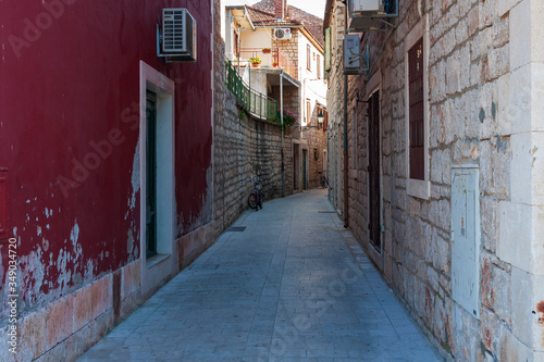 Historic street of Stari Grad on Hvar © Roman Bjuty