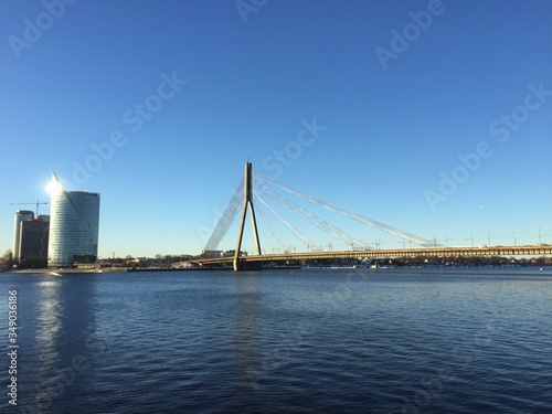 Riga in Lettland im Winter 2015