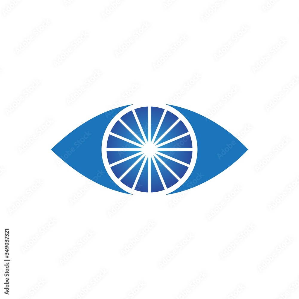 Obraz premium Eye illustration logo