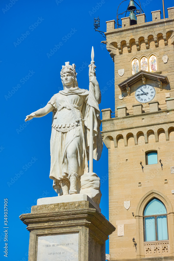 Statue of liberty in San Marino
