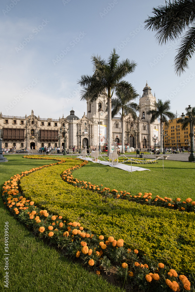 Historical center of Lima Peru