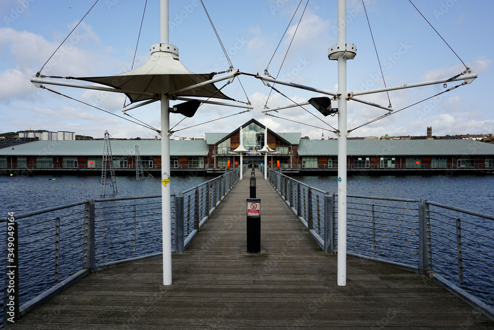 Footbridge at Dundee Harbour