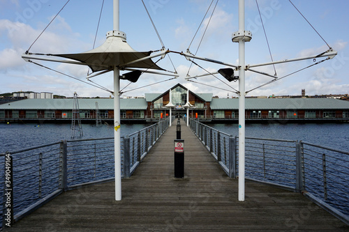 Footbridge at Dundee Harbour © Michael