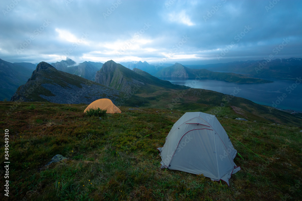 Camping with a view in Norway