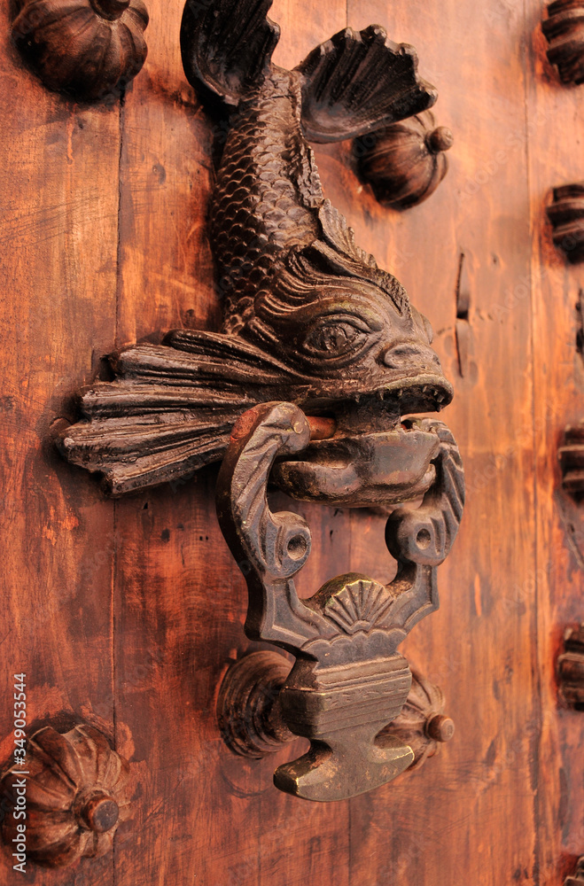 Door knocker detail, Cartagena