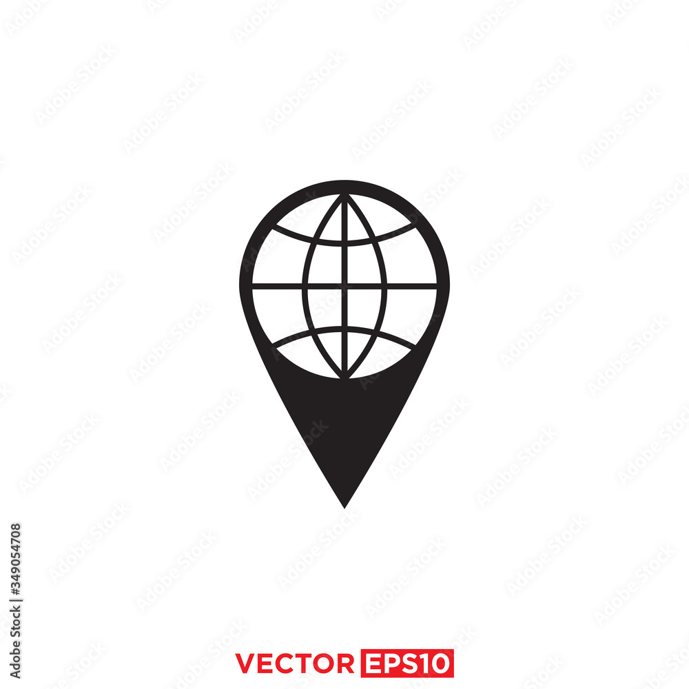 Globe Icon Design Vector Illustration Globe Icon Design Vector Illustration