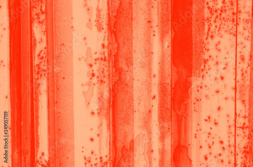 abstract live coral color background for design photo