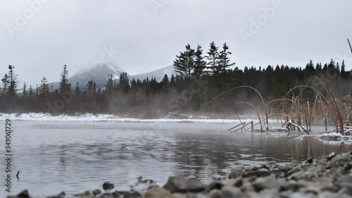 Banff Lake and Mountains