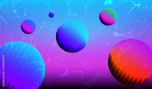 Futuristic Synthwave and Retrowave Background