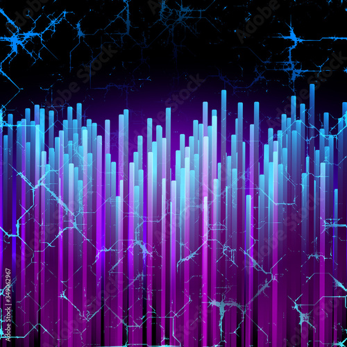 Digital Background with Futuristic Lines