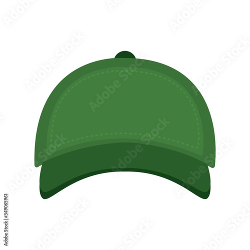 Isolated green cap image