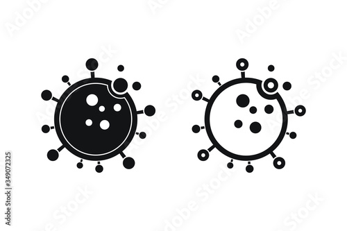 Minimal Coronavirus Covid-19 Infection Icons