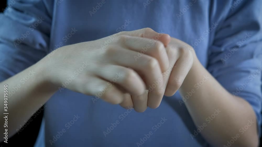Child scratching hand. Skin allergies. Itchy skin. Child scratching hand. Skin allergies. Itchy skin.