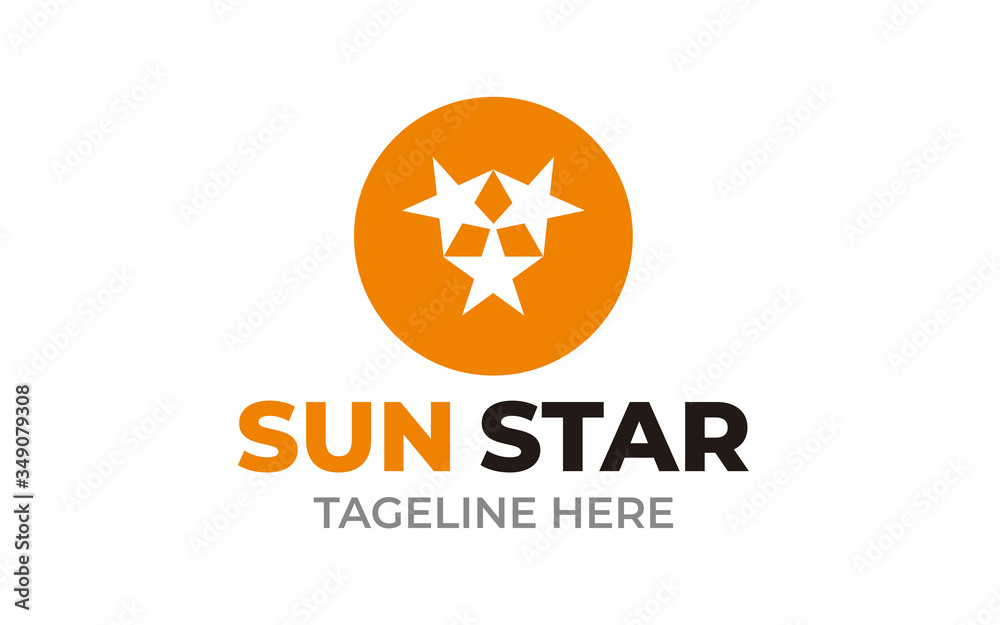 Creative Sun power concept logo design