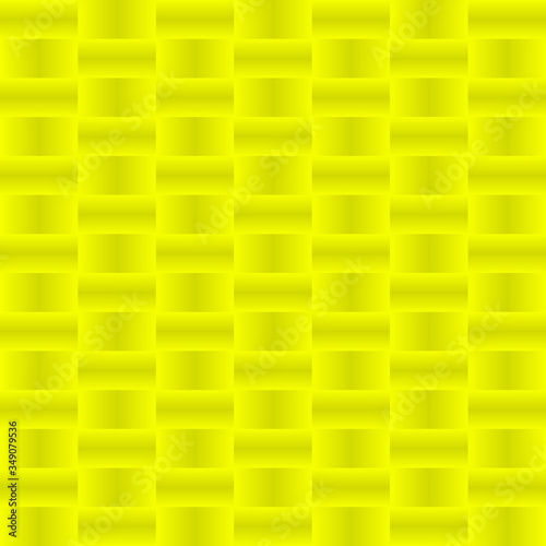 Stylish graphic pattern with iridescent squares and yellow squares in a checkerboard pattern.