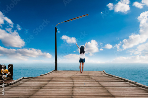 fishing on the pier