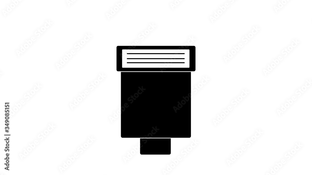 Photo Camera and flash abstract, illustration Photo Camera and flash abstract, illustration