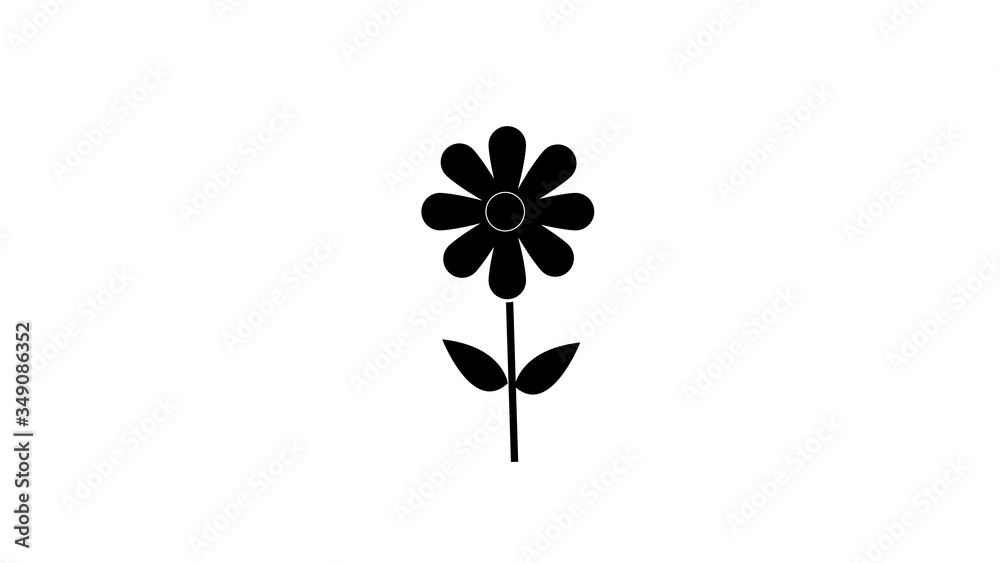 Seedling icon. Plant symbol. Sprout from the ground. Flat style Seedling icon. Plant symbol. Sprout from the ground. Flat style