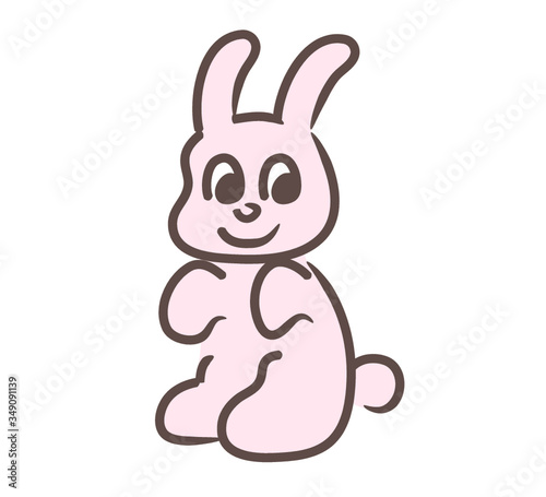 シンプルなうさぎさん_たっち