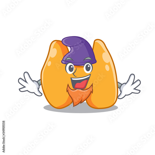 An adorable cartoon design of thyroid as an Elf fairytale character
