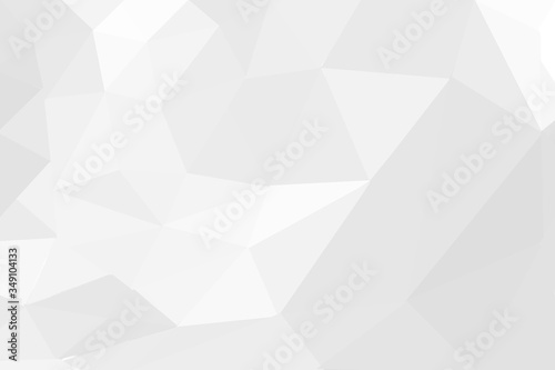Fototapeta Naklejka Na Ścianę i Meble -  White Gray Polygonal Background, Design Templates, banner, website, bookcover, abstract background