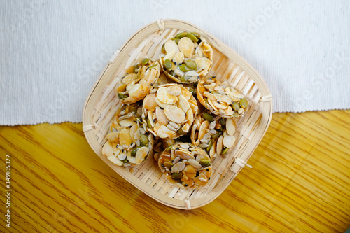 Fotografiet Florentine cookies, famous during Hari Raya celebration among muslims